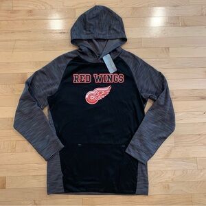 NEW Detroit Red Wings youth boys size XXL 18 hooded sweatshirt athletic hoodie